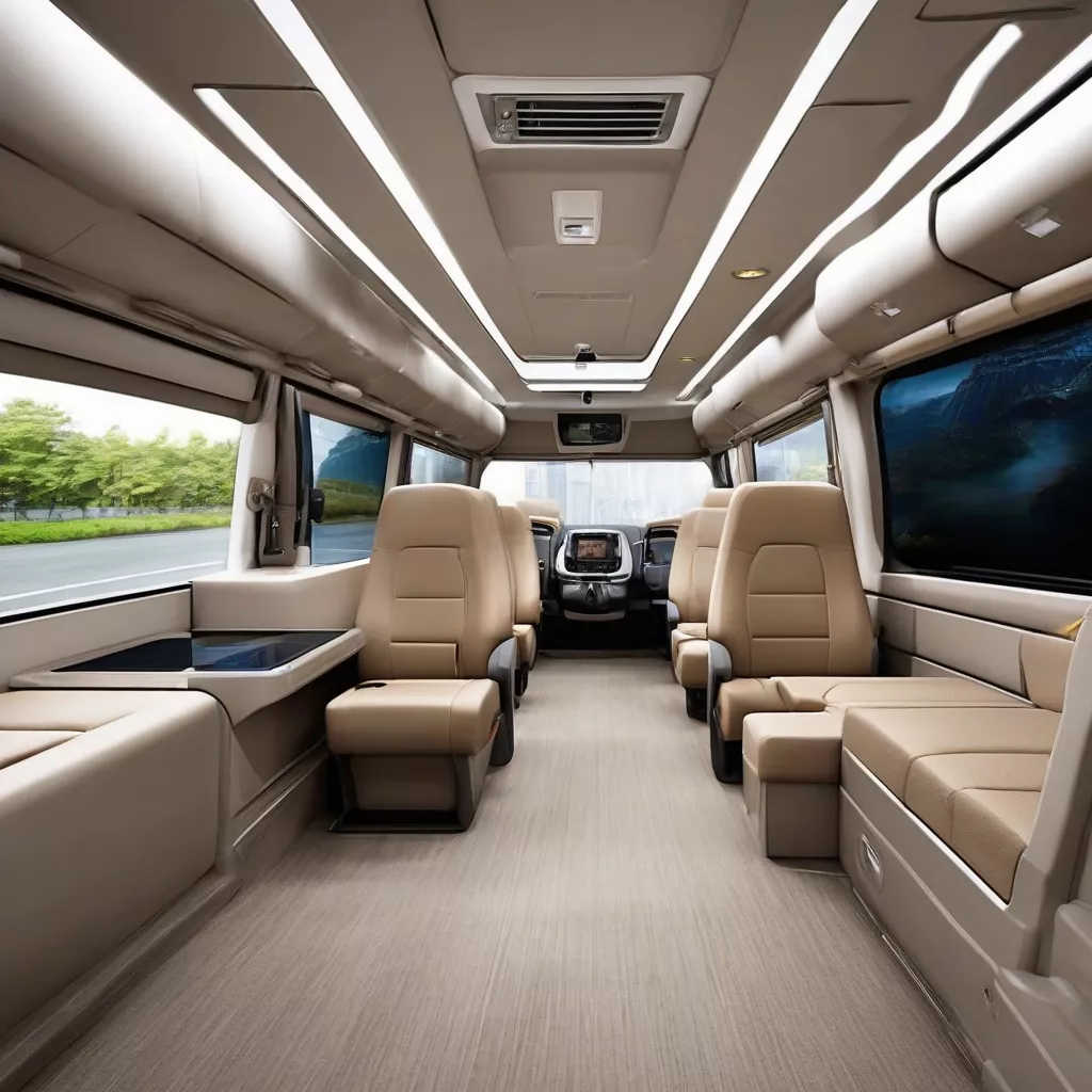 Nội thất xe tải Dongfeng 4 chân