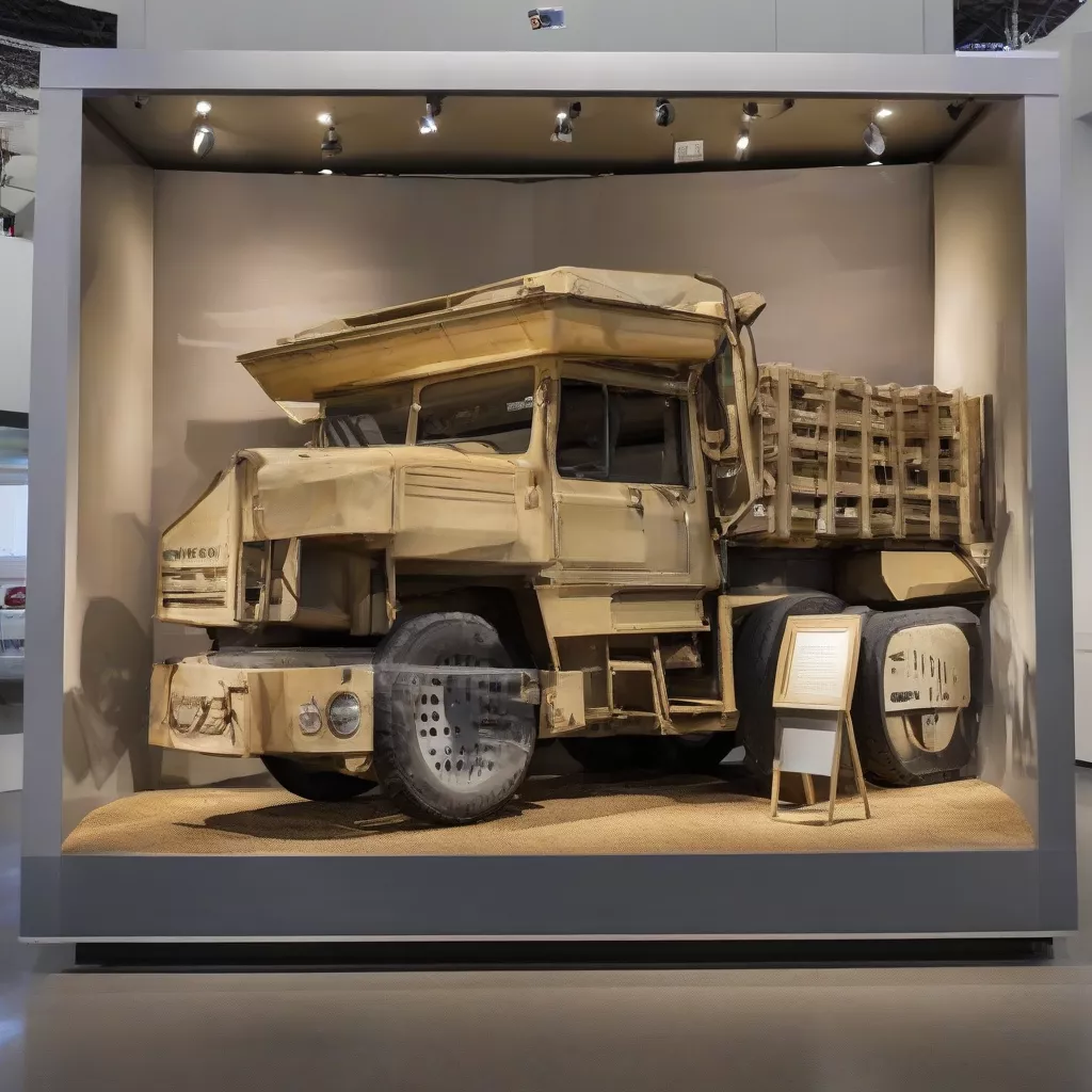 Xe tải TMT 2 tấn cũ được trưng bày