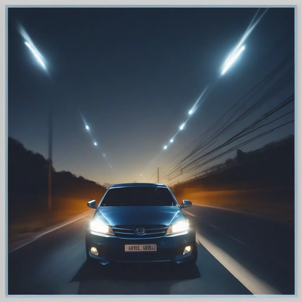 Ánh sáng của đèn bi xenon ô tô