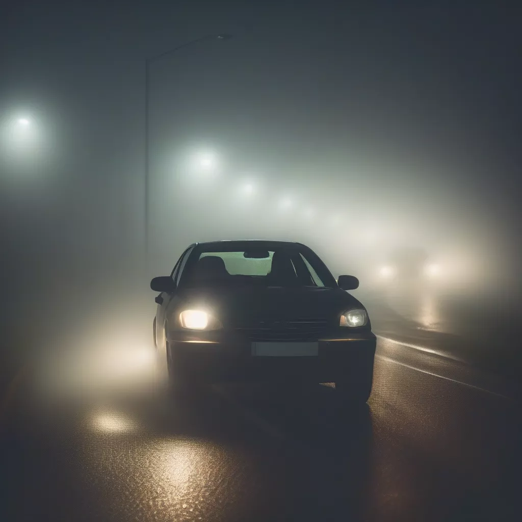 Ánh sáng đèn gầm ô tô