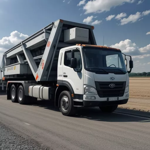 Immagine dell'autocarro con gru Hyundai HD800