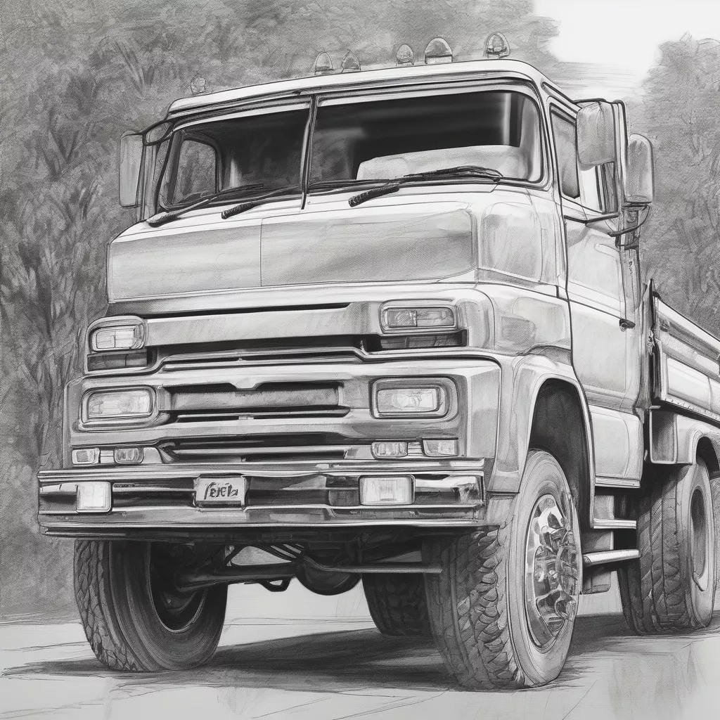 Truck Drawing