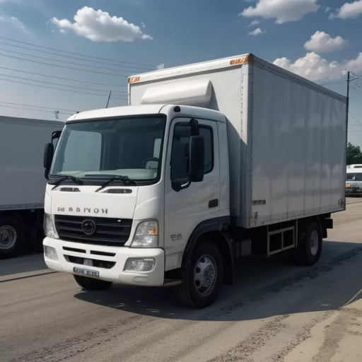 White Car Adsun VN Truck