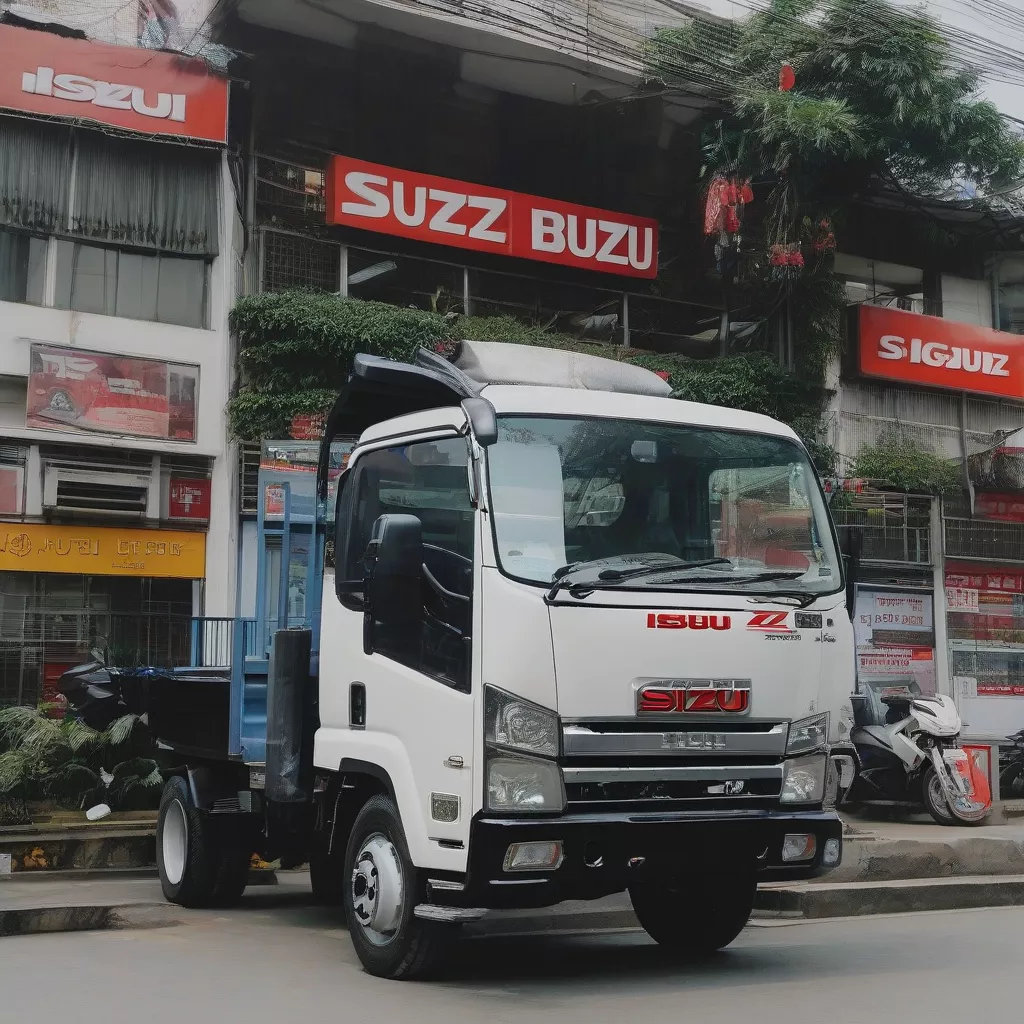 Ảnh xe tải Isuzu tại Hà Nội
