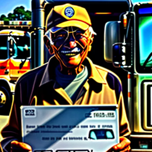 Bác Ba nhận bằng lái xe tải C