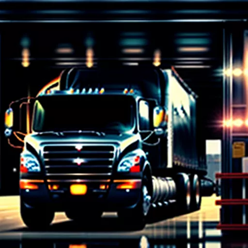 Driver Inspecting a Class D Truck