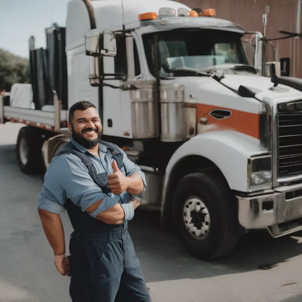 Bác tài và chiếc xe tải