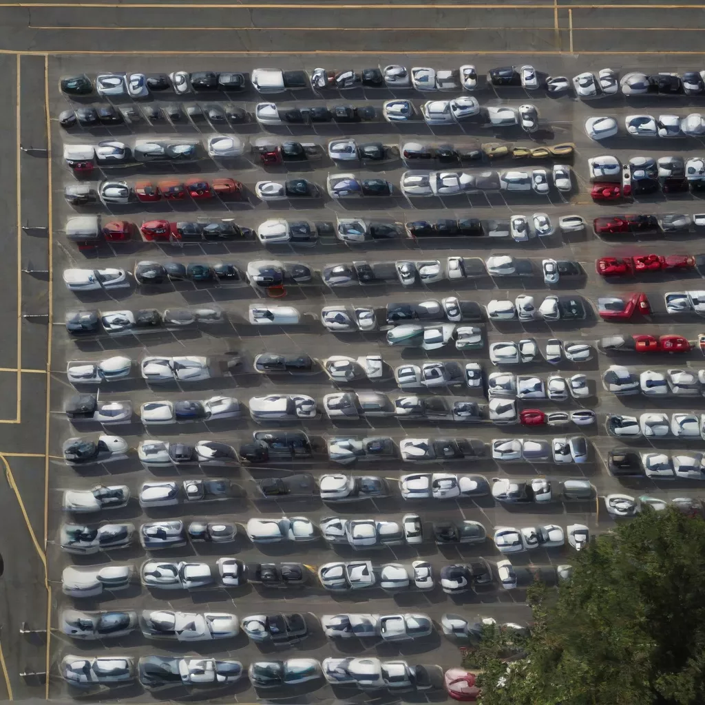 Bãi gửi xe ô tô rộng rãi