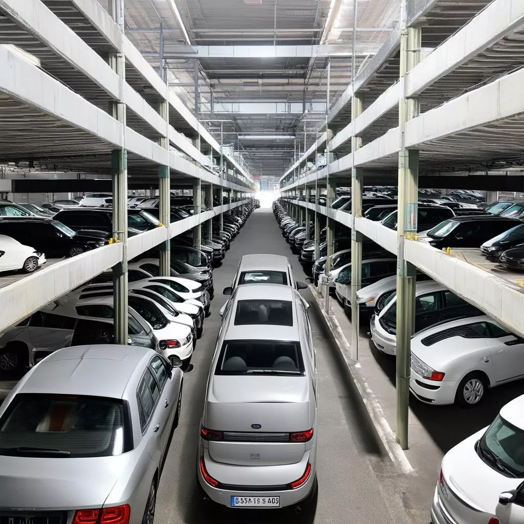 Bãi xe cao tầng hiện đại