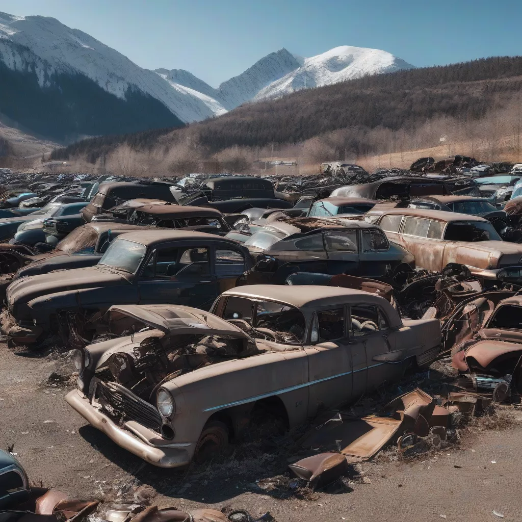 Khám Phá Bí Ẩn Của Bãi Xe Ô Tô Phế Liệu Và Cơ Hội Vàng Cho Người Nhanh Tay