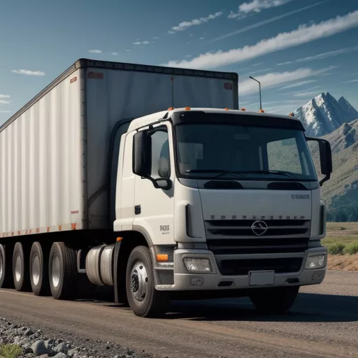 Rayon de braquage d'un camion