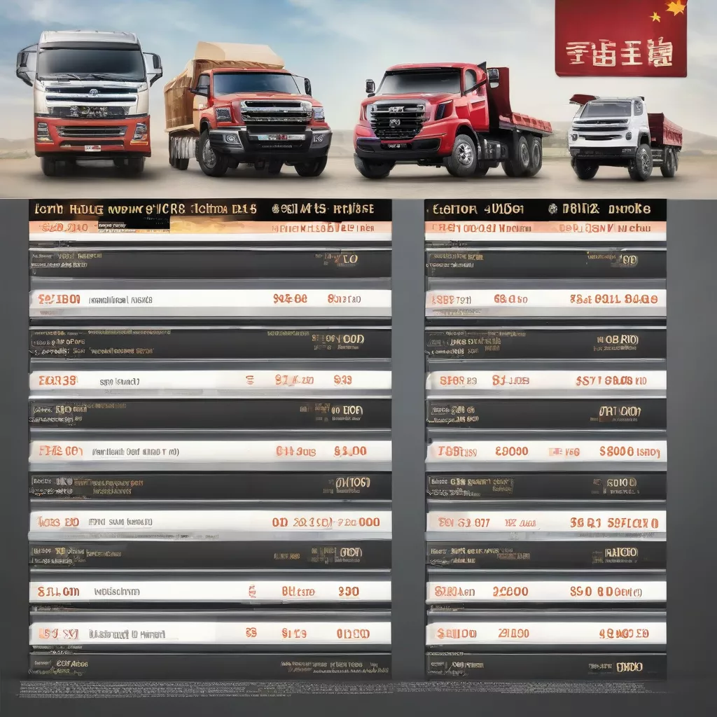 Guia Completa de Preços de Camiões: De A a Z