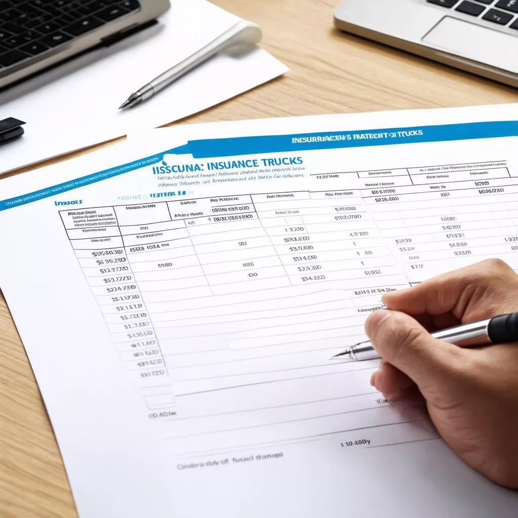 Bảng giá bảo hiểm xe tải