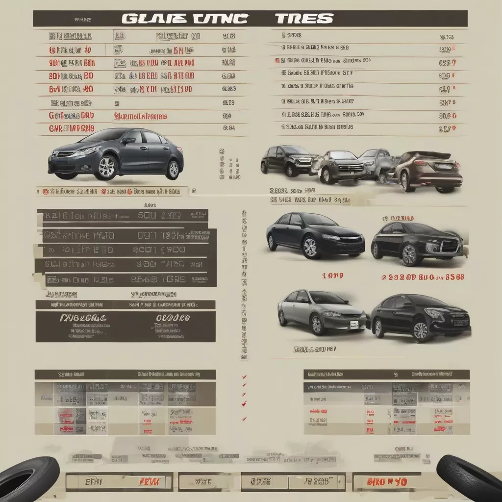 Bảng giá lốp ô tô dân chủ