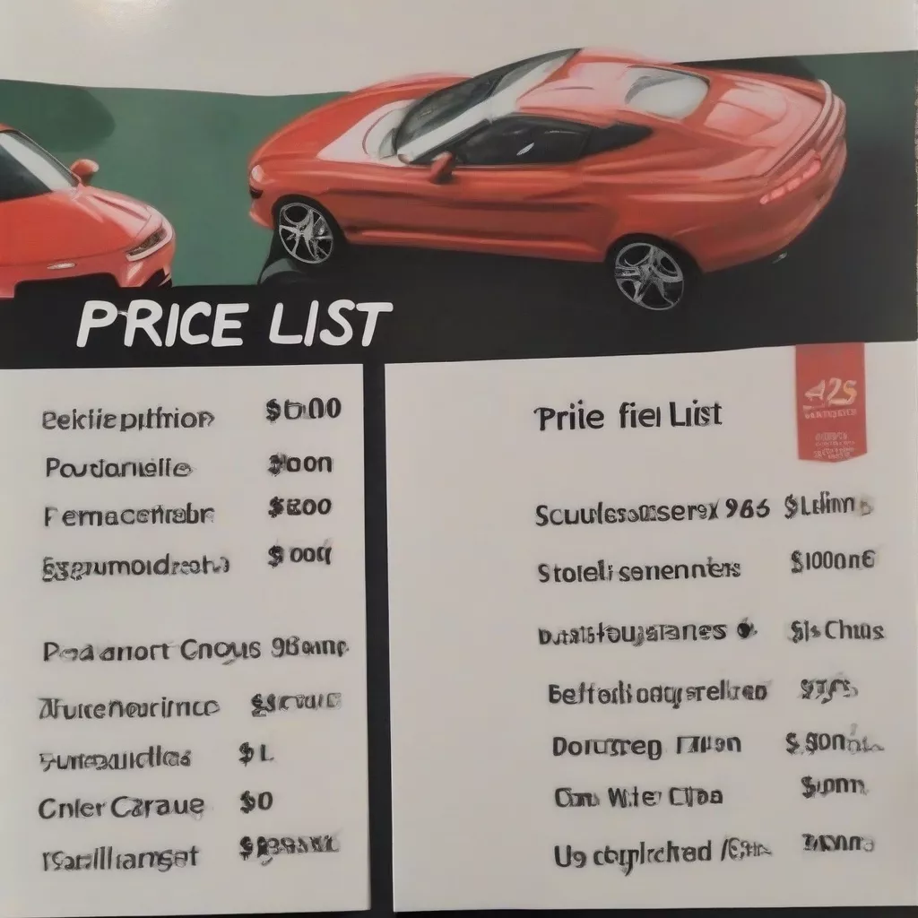 Car Misting Fan Price List