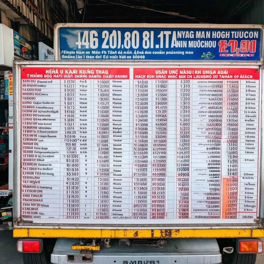 Truck Price List