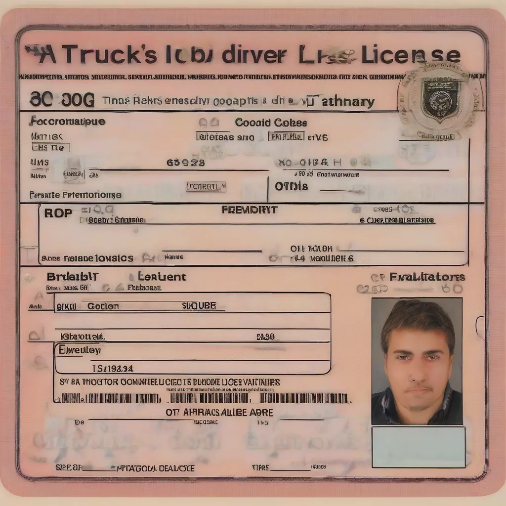 Bằng lái xe tải