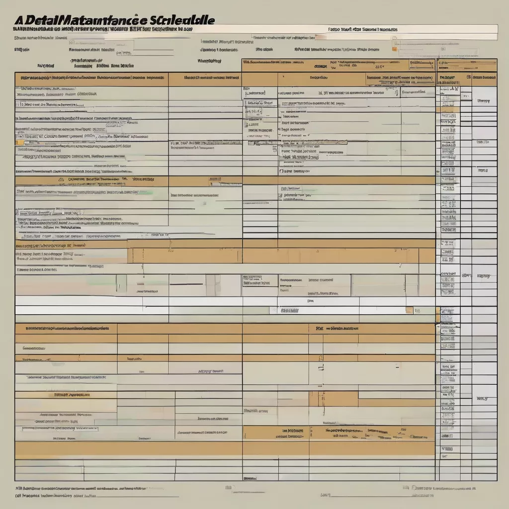 Bảng Theo Dõi Bảo Dưỡng Xe Ô Tô: Bí Kíp Giữ "Xế Yêu" Luôn Bền Đẹp
