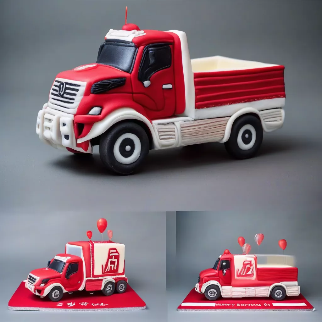 トラック型ケーキ：運転手へのユニークな贈り物