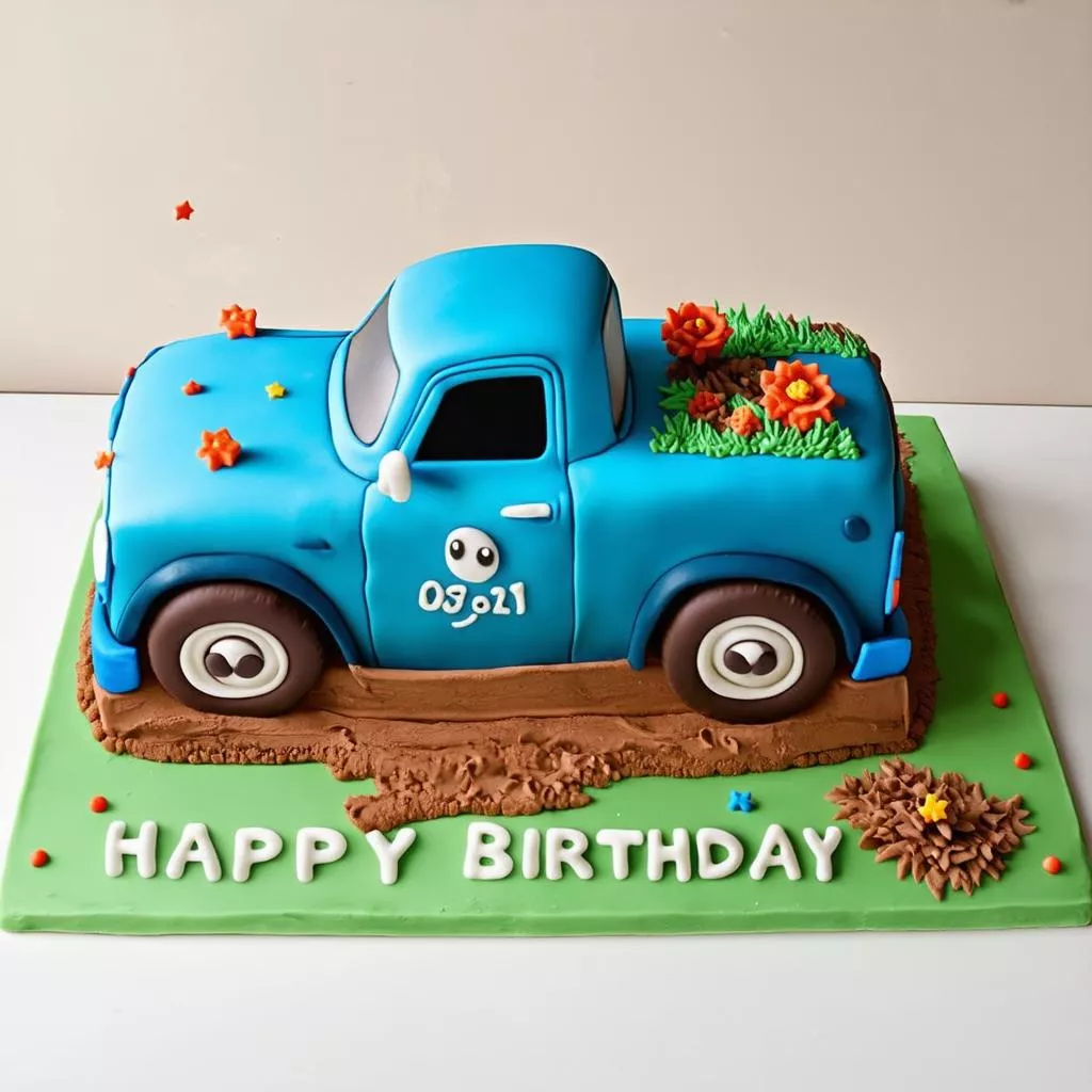 Bánh Sinh Nhật Hình Ô Tô Fresh Garden: Món Quà Ngọt Ngào Cho Bé Trai