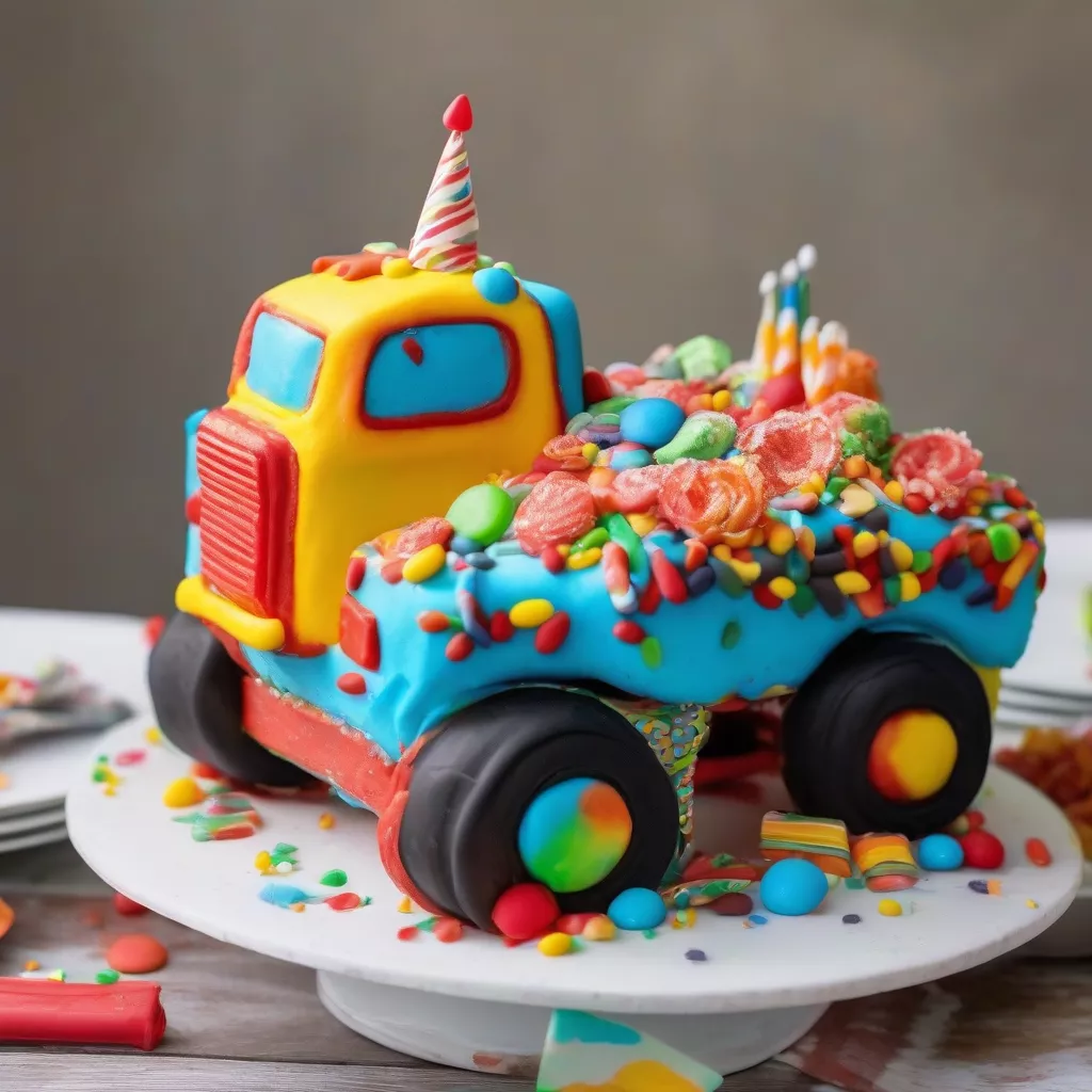 Bánh Sinh Nhật Ô Tô Tải: Món Quà Độc Đáo Cho Bé Trai