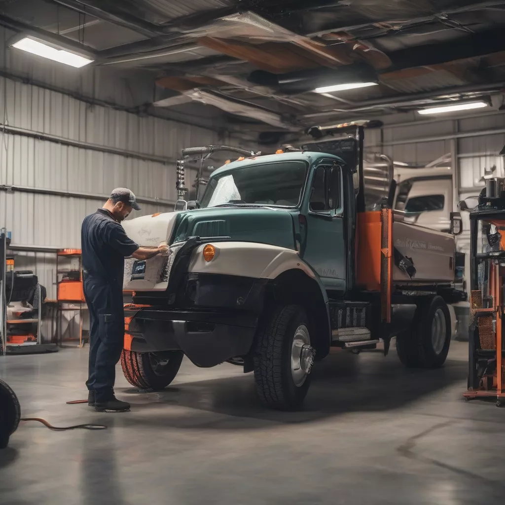 Perawatan sistem penerangan truk