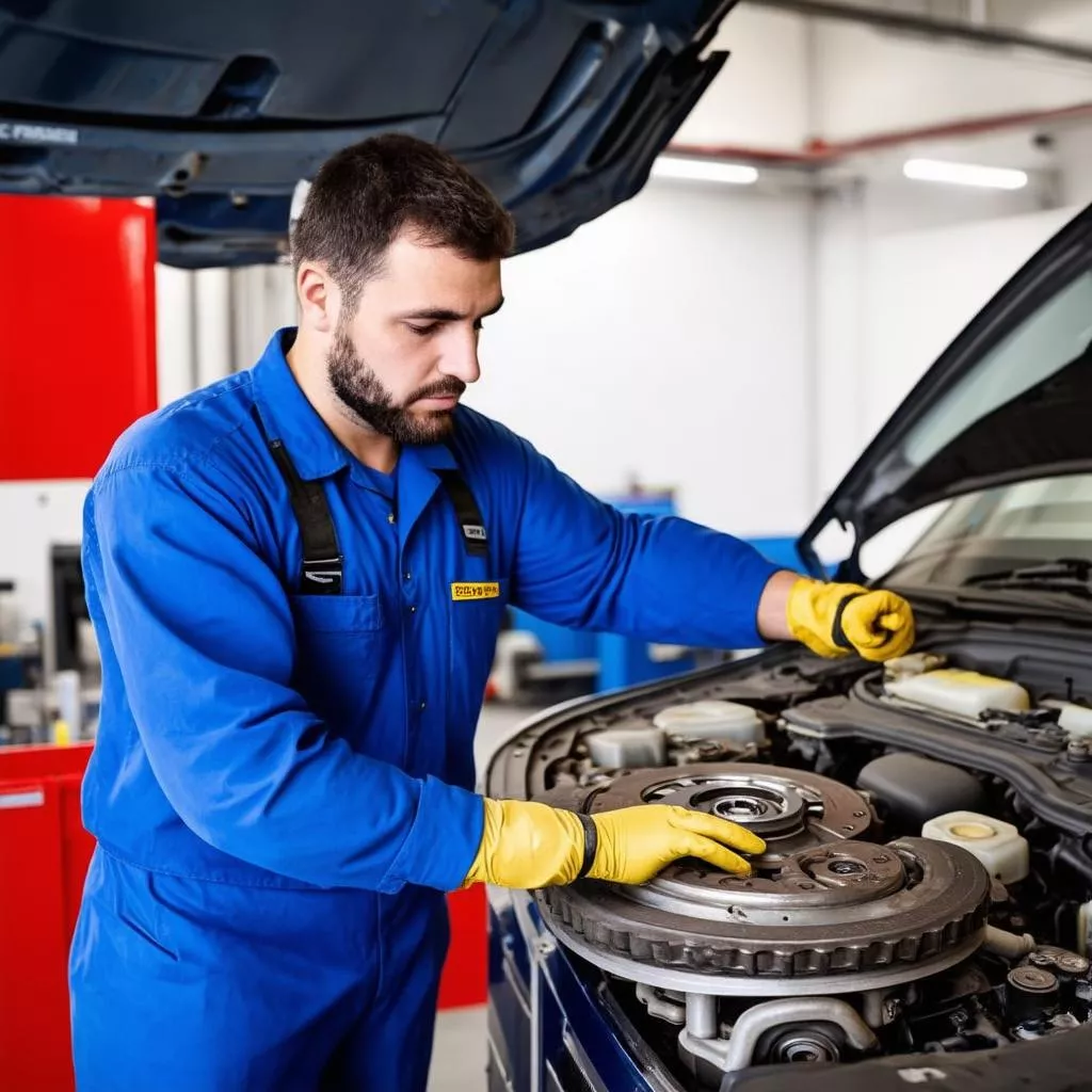 Car clutch maintenance