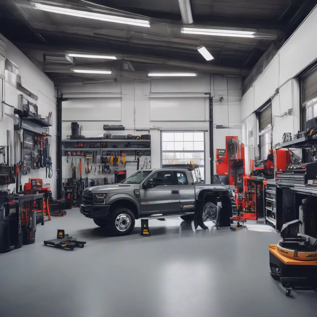 Truck maintenance in Hanoi