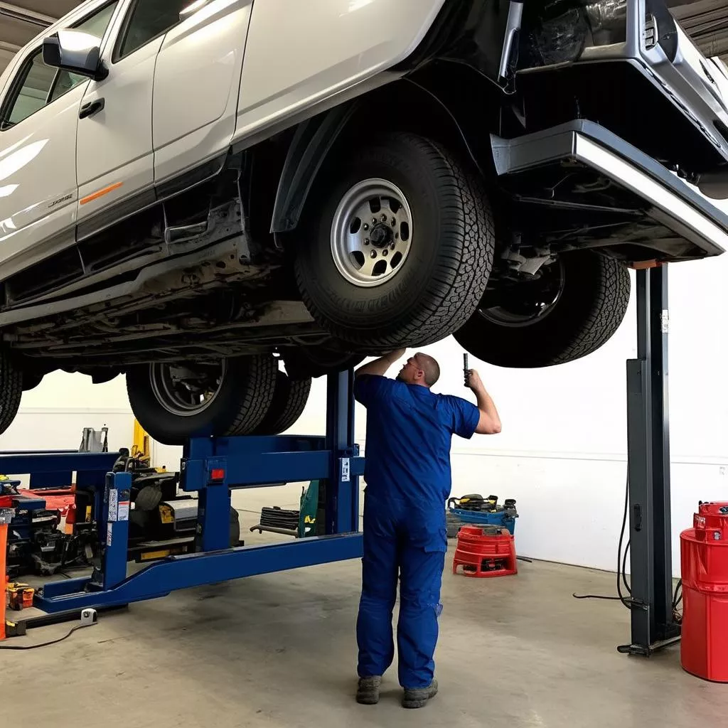 Bảo dưỡng xe tải tại Hoàng Mai