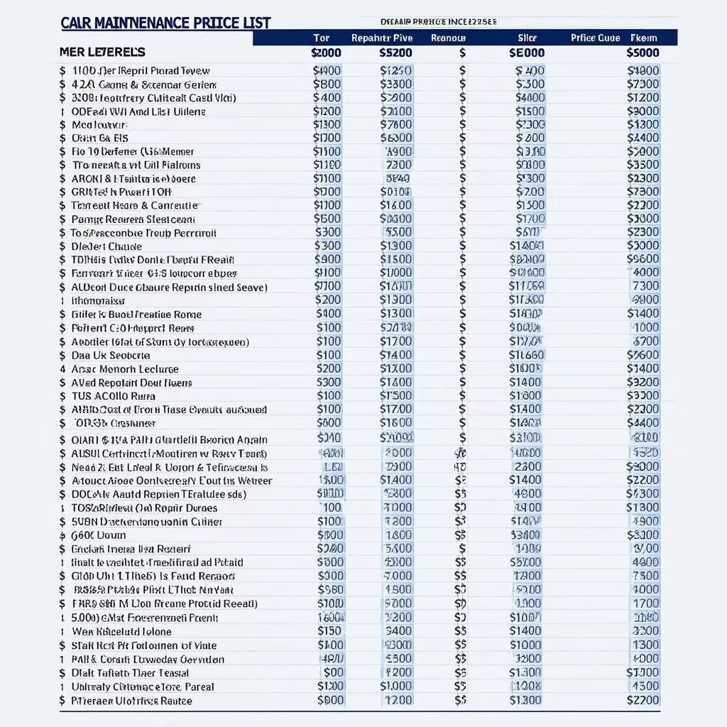 Báo Giá Sửa Chữa Xe Ô Tô: Tiết Kiệm Chi Phí, An Tâm Lái Xe