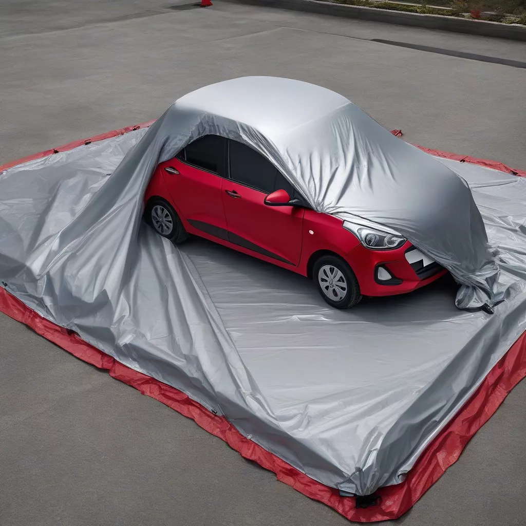 Bảo vệ xế cưng i10: Lựa chọn bạt phủ xe ô tô phù hợp