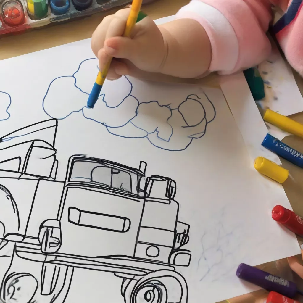 Download Free Truck Coloring Pages for Kids