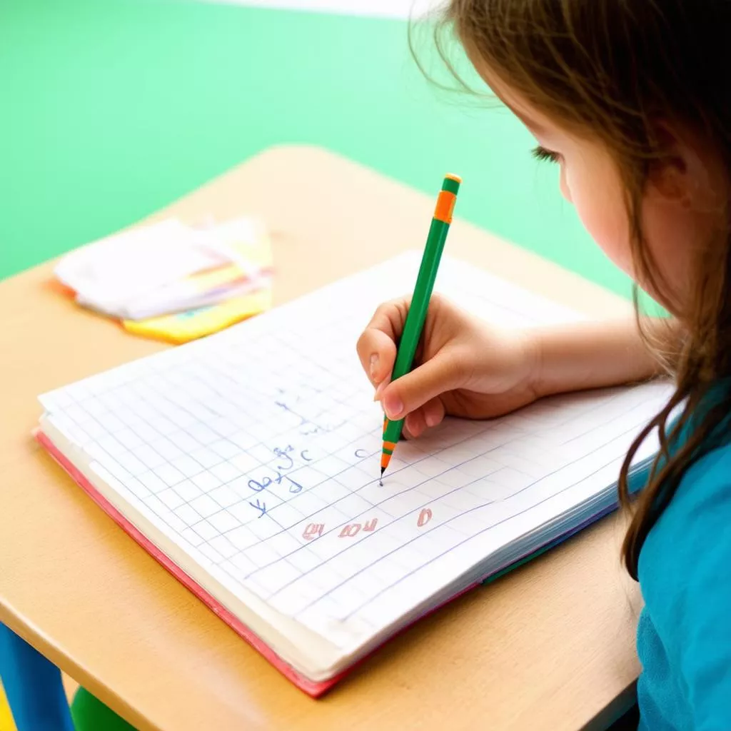 Tập tô chữ đẹp - Bắt đầu hành trình sáng tạo cùng bé với Font chữ tập tô có ô ly