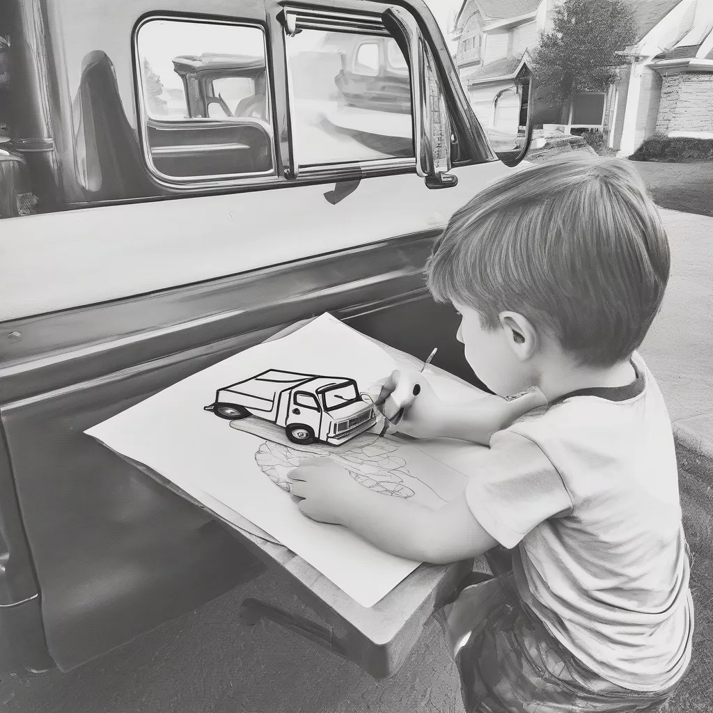 Vẽ Nét Mộng Mơ Cho Bé Với Tranh In Hình Ô Tô Tô Màu