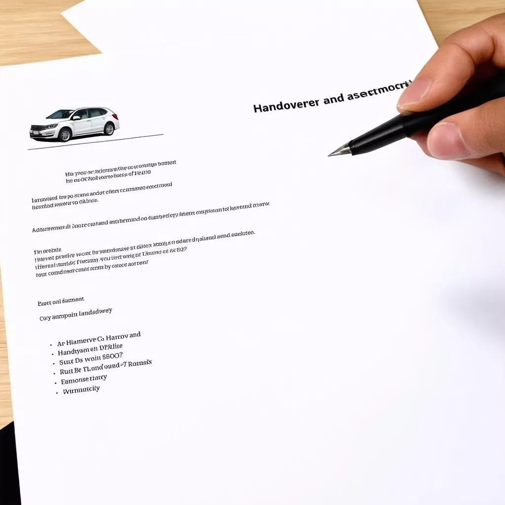 Liquidation Vehicle Handover Form: Essential Guide