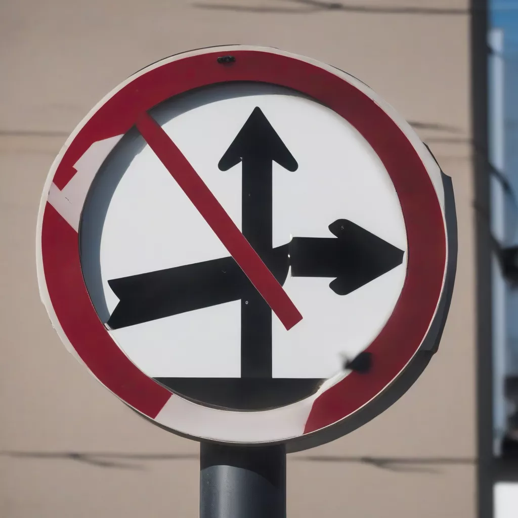 Biển báo cấm rẽ phải