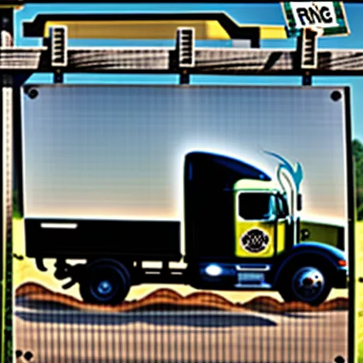 No trucks sign in Hanoi