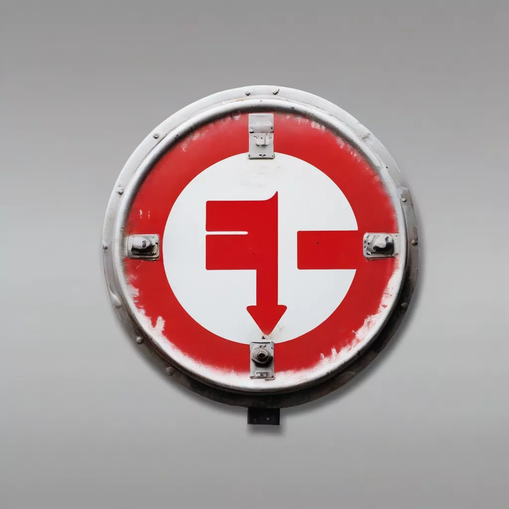 Weight limit restriction sign for trucks