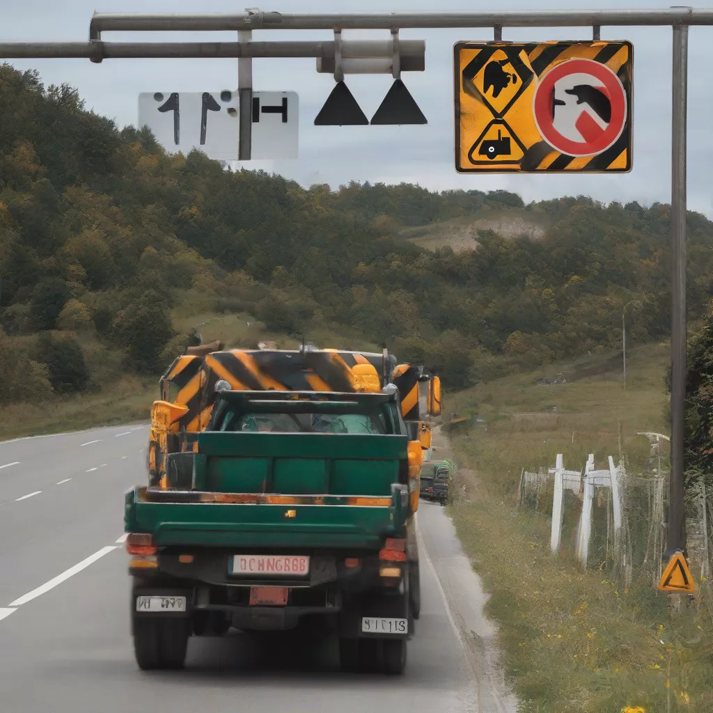 Restricted road sign in Hanoi