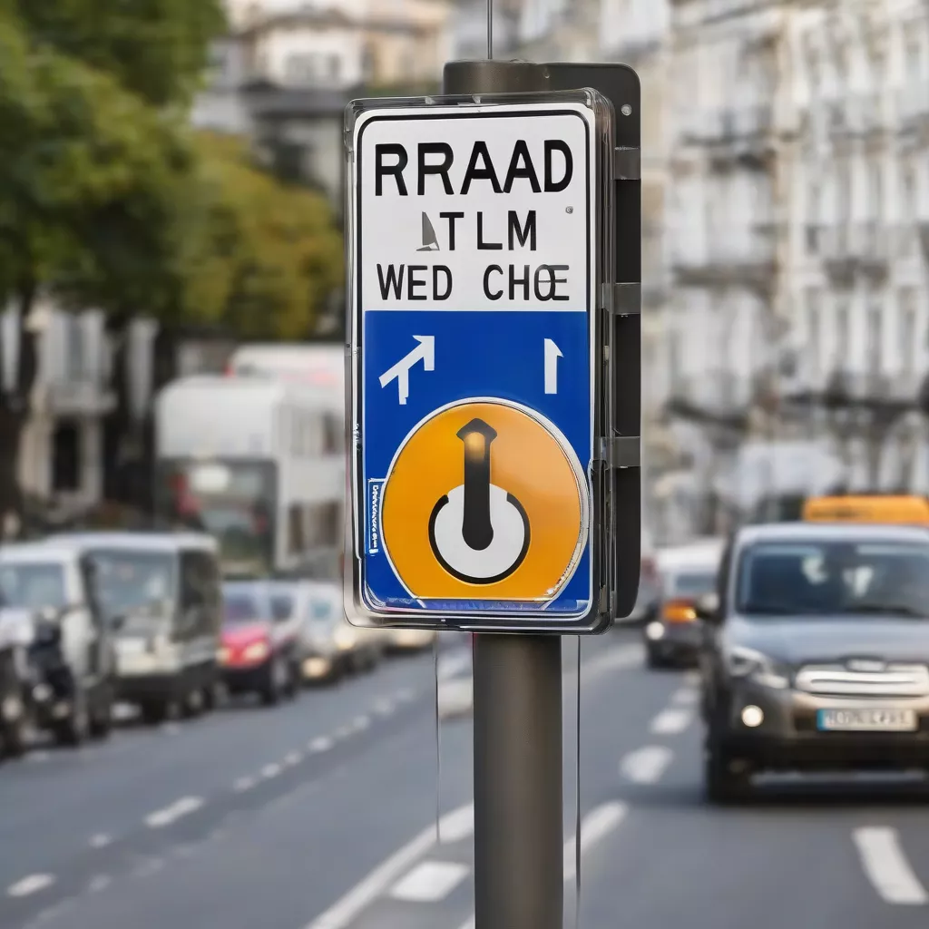 Gross vehicle weight limit sign