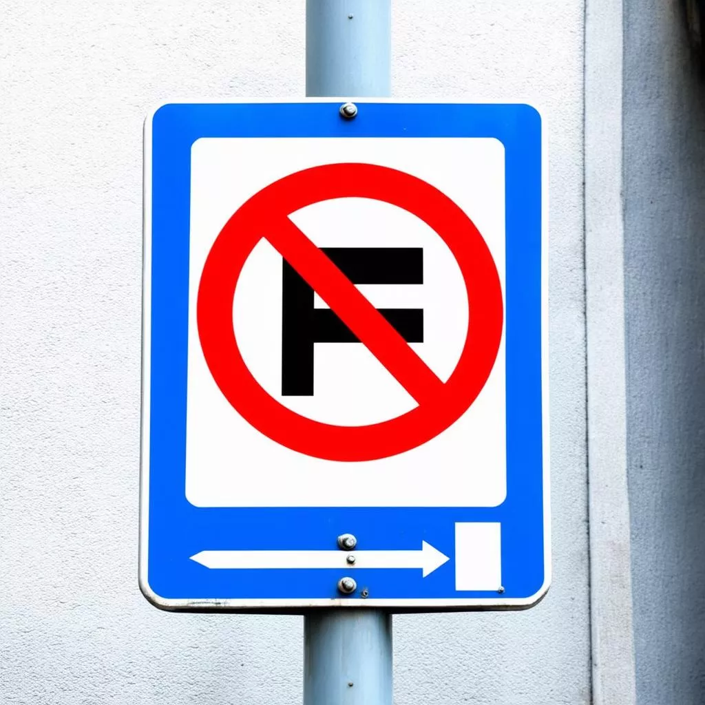 Biển Cấm Đỗ Xe Ô Tô