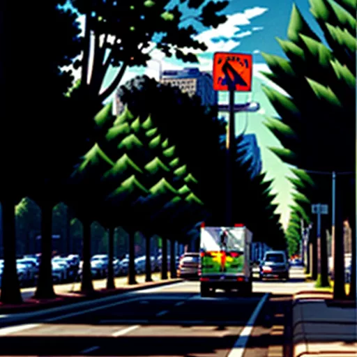 Rambu larangan truk di Jalan Vua Bà, Saigon