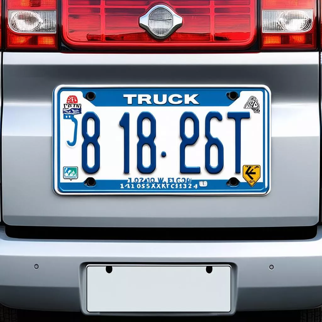 Biển số xe tải