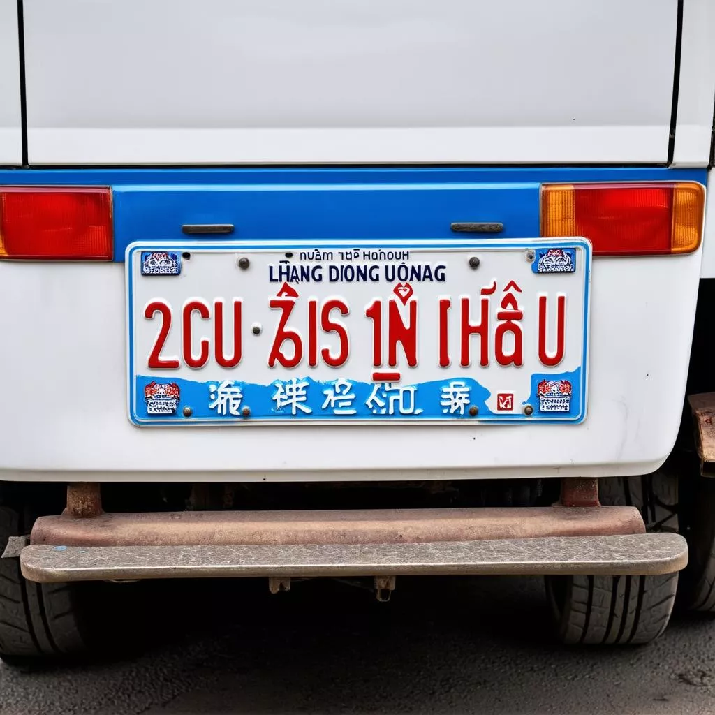 Biển số xe tải