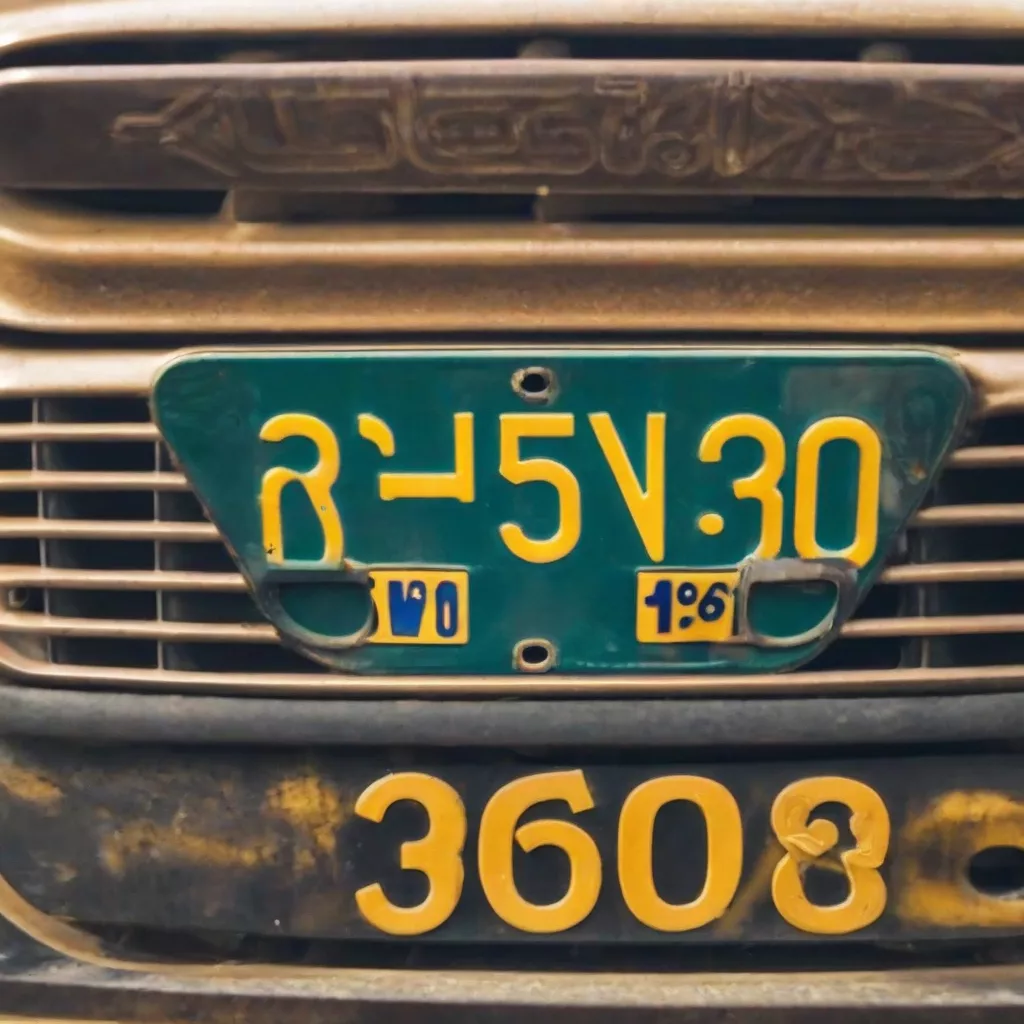 Truck License Plate and Feng Shui