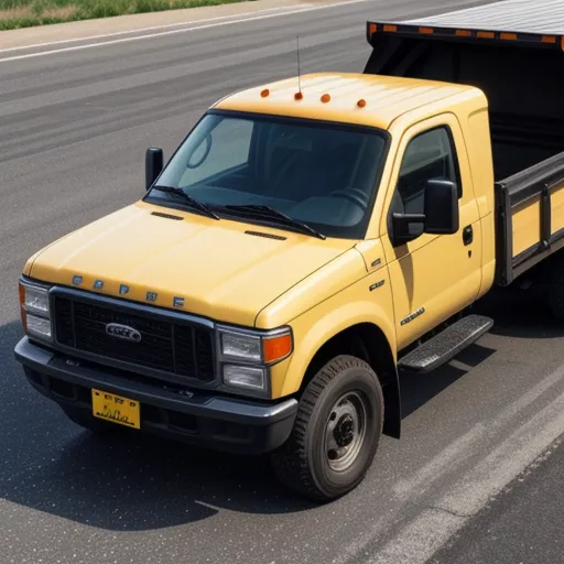 Biển số xe tải màu vàng