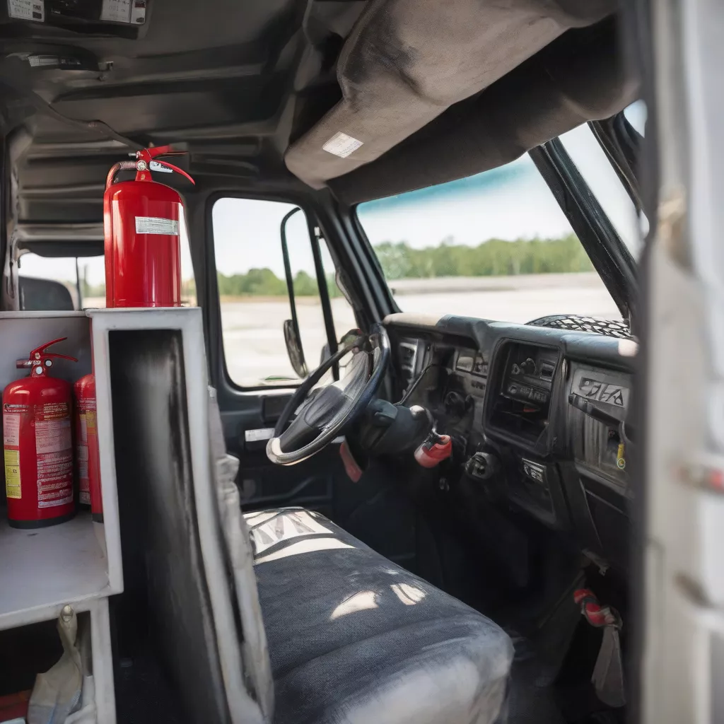 Extintor para camiões: Essencial para segurança na estrada