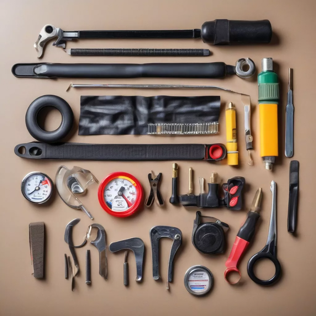 Bộ Dụng Cụ Vá Lốp Xe Ô Tô