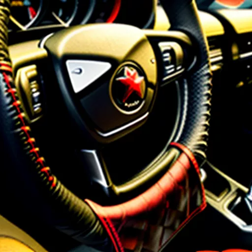 Premium car steering wheel cover