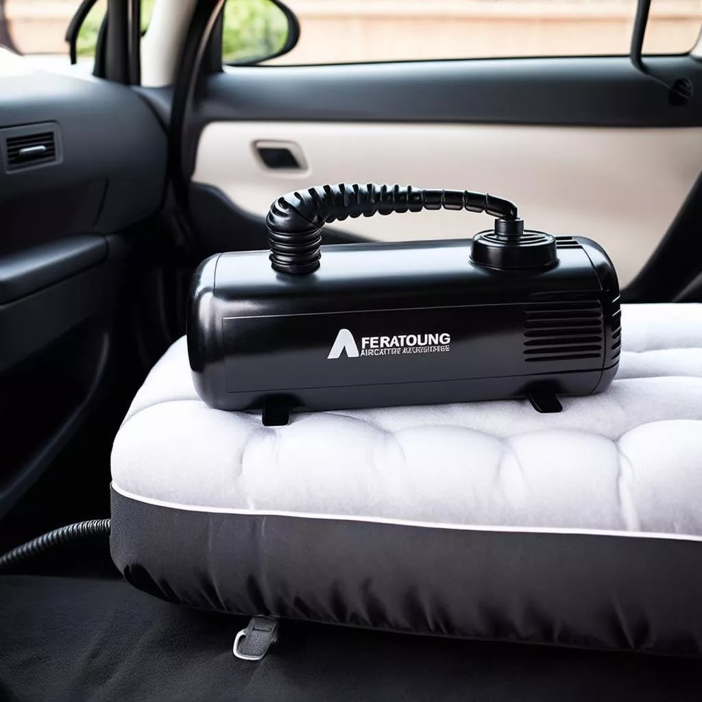 Bơm hơi điện cho nệm hơi xe hơi